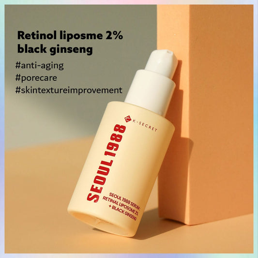 KSECRET SEOUL 1988 Serum: Retinal Liposome 2% + Black Ginseng 30ml