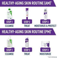 CeraVe Anti Aging Retinol Serum 1 Ounce Cream Serum for Smoothing Fine Lines and Skin Brightening Fragrance Free, 1 Fl Oz (Pack of 1)