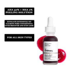 The Ordinary Niacinamide 10% Zinc 1% + Peeling Solution AHA 30% BHA 2% Combo