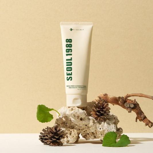 K-Secret SEOUL 1988 Cleansing Foam : Pine Cica 1% + Probiotics 150ml