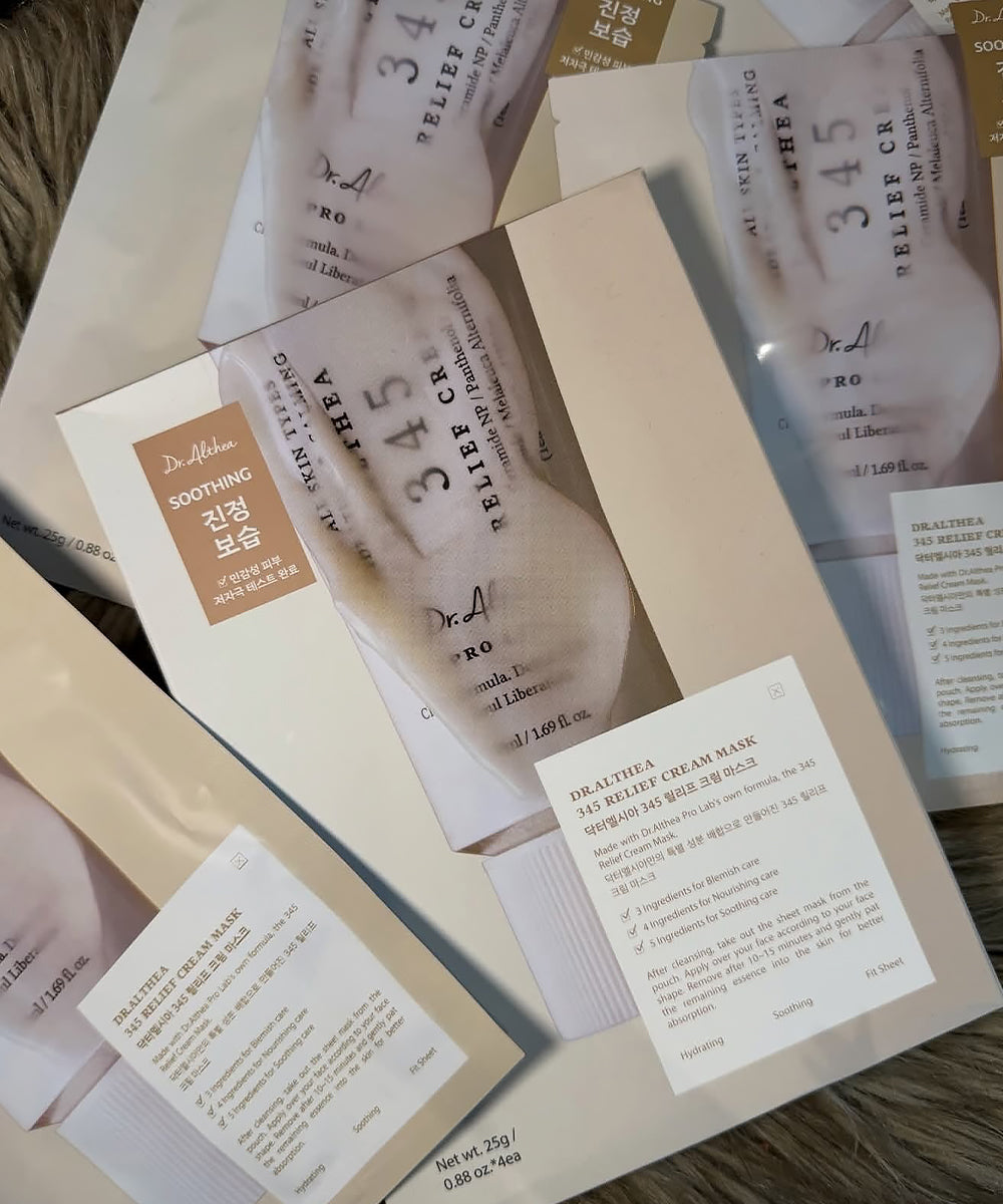 Dr. Althea - 345 Relief Cream Mask (4 Pieces)