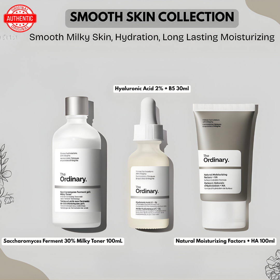 The Ordinary Smooth Skin Collection – Hydration & Milky Glow Set