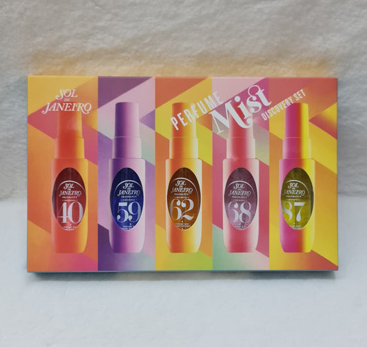 Sol de Janeiro Perfume Mist Discovery Set – 5-Piece Fragrance Collection (40, 59, 62, 68, 87)
