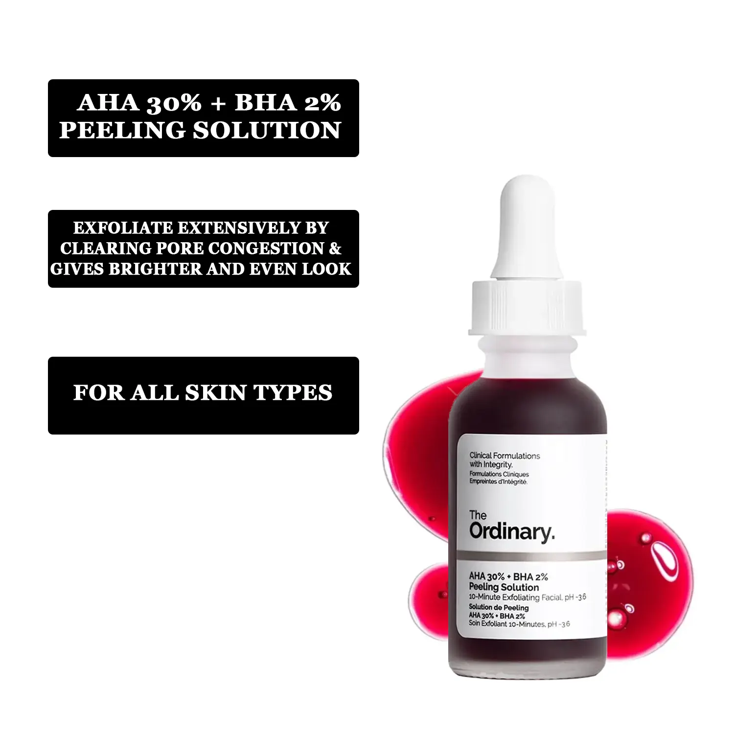 The Ordinary AHA 30% + BHA 2% Peeling Solution