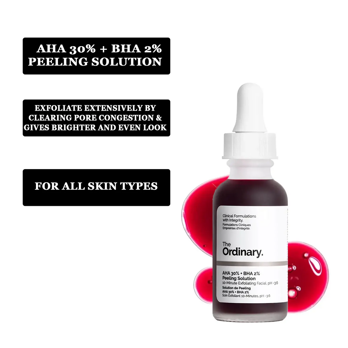 The Ordinary AHA 30% + BHA 2% Peeling Solution