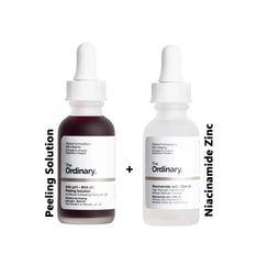The Ordinary Niacinamide 10% Zinc 1% + Peeling Solution AHA 30% BHA 2%  Combo