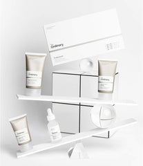 The Ordinary Balance Set: Squalane Cleanser 50ml, Salicylic Acid 2% Masque 50ml, Hyaluronic Acid 2% + B5 30ml, Natural Moisturizing Factors + HA 30ml