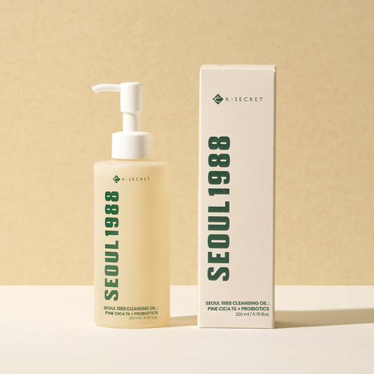K-Secret SEOUL 1988 Cleansing Oil : Pine Cica 1% + Probiotics 200ml