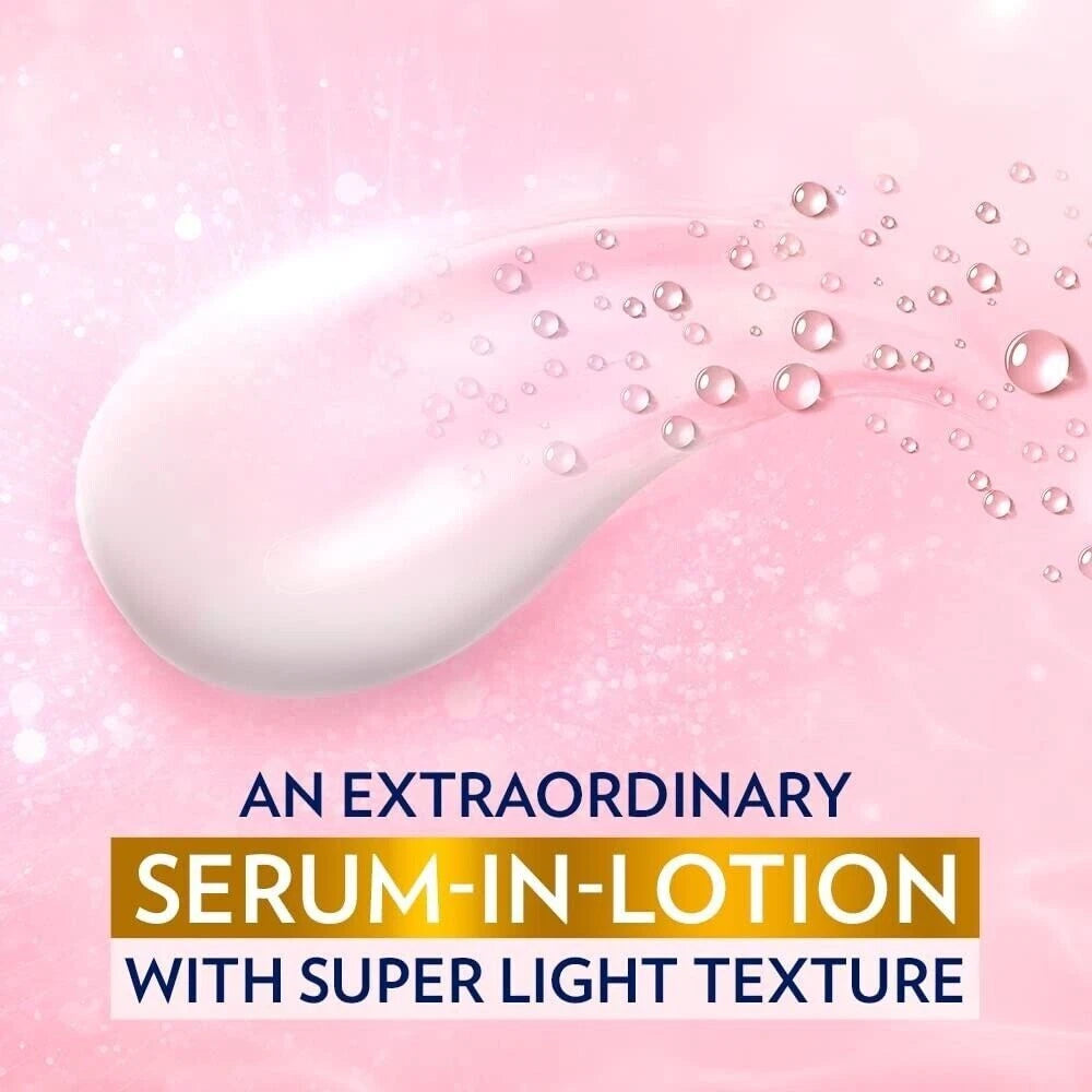 Vaseline Bright GLUTA HYA Serum Burst Lotion Dewy Radiance + Flawless Glow combo