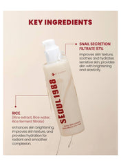 KSECRET SEOUL 1988 Essence: Snail Mucin 97% + Rice 100ml